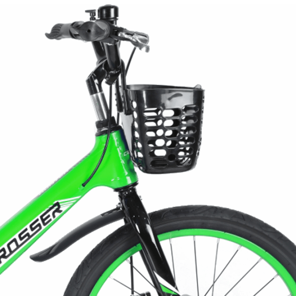 Bicicletă Crosser Hunter 20" Green Black Aliaj de magneziu / Pentru copii photo 2