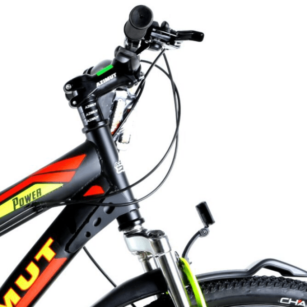 Bicicletă Azimut Power 26" 19" Black Yellow Oțel / Pentru adulți photo 2