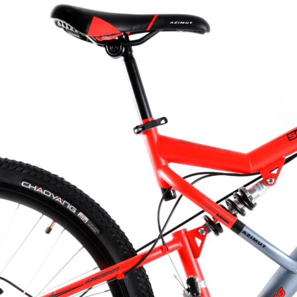 Bicicletă Azimut Scorpion 29" 19" Red Gray Oțel / Pentru adulți photo 4