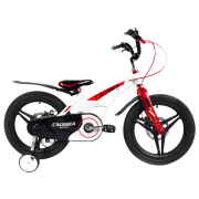 Bicicletă Crosser Space 16" White Red Aliaj de magneziu / Pentru copii
