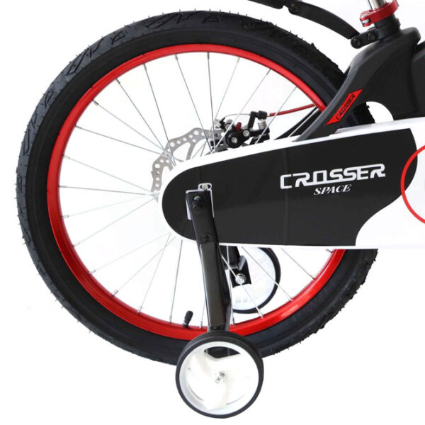 Bicicletă Crosser Space 20" Black Red Aliaj de magneziu / Pentru copii photo 4