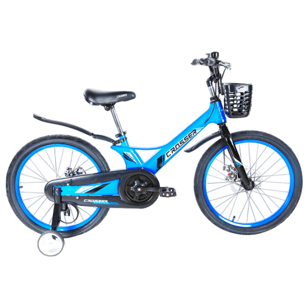 Bicicletă Crosser Hunter 20" Blue Black Aliaj de magneziu / Pentru copii photo 1