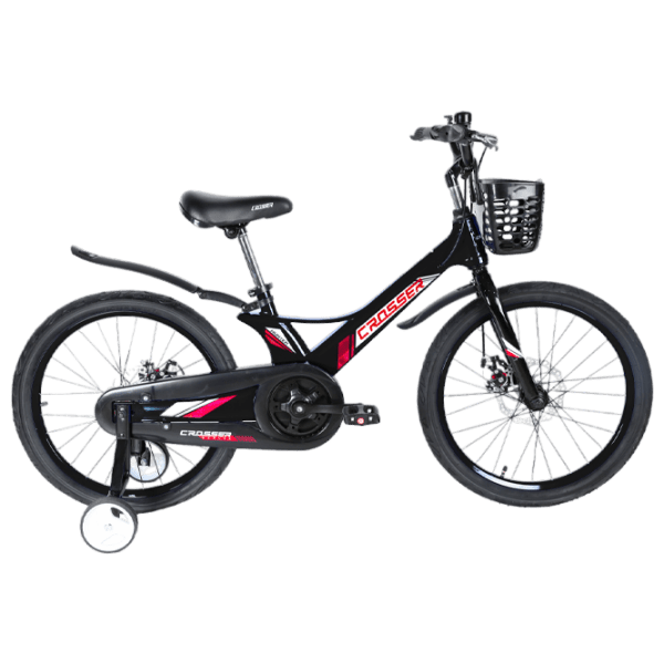 Bicicletă Crosser Hunter 20" Black Red Aliaj de magneziu / Pentru copii photo 1