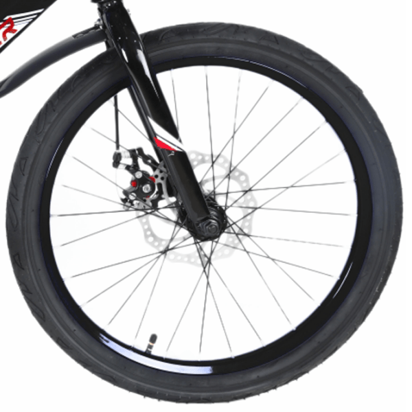 Bicicletă Crosser Hunter 20" Black Red Aliaj de magneziu / Pentru copii photo 3