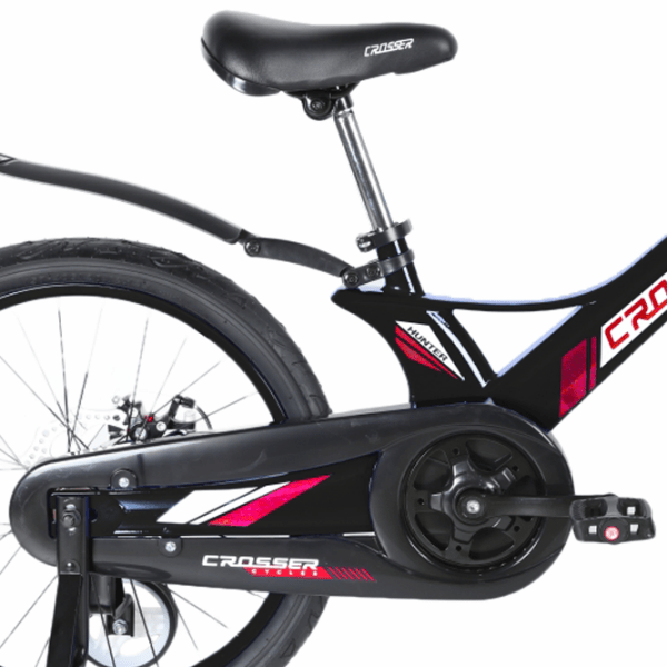Bicicletă Crosser Hunter 20" Black Red Aliaj de magneziu / Pentru copii photo 5