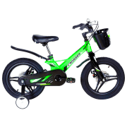 Bicicletă Crosser Hunter 18" Green Black Aliaj de magneziu / Pentru copii