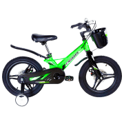 Bicicletă Crosser Hunter 16" Green Black Aliaj de magneziu / Pentru copii