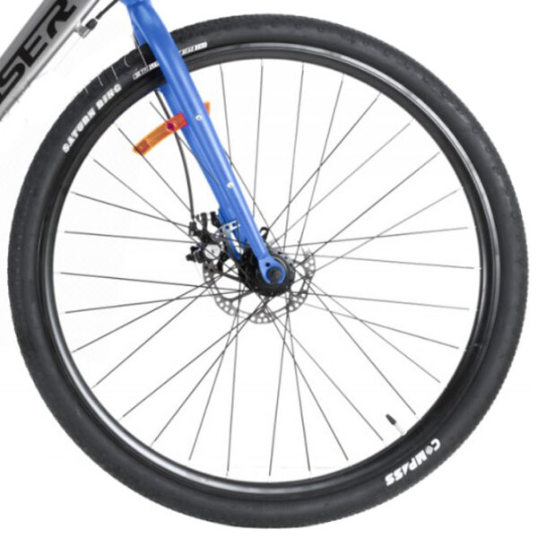 Bicicletă Crosser NORD 700C 28" 21" Gray Blue Aluminiu / Pentru adulți photo 3