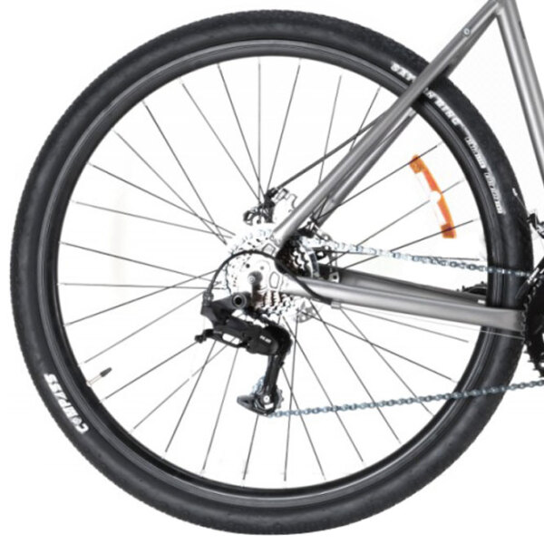 Bicicletă Crosser NORD 700C 28" 21" Gray Blue Aluminiu / Pentru adulți photo 4