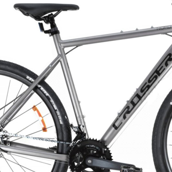 Bicicletă Crosser NORD 700C 28" 21" Gray Blue Aluminiu / Pentru adulți photo 5