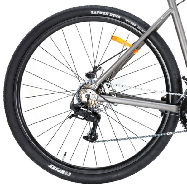 Bicicletă Crosser NORD 700C 28" 21" Gray Red Aluminiu / Pentru adulți photo 4