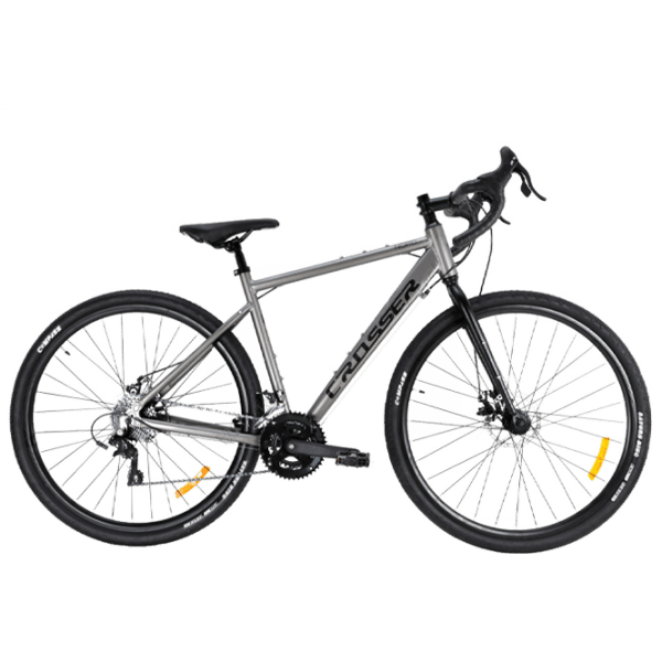Bicicletă Crosser NORD 700C 28" 21" Gray Black Aluminiu / Pentru adulți photo 1