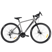 Bicicletă Crosser NORD 700C 28" 21" Gray Black Aluminiu / Pentru adulți