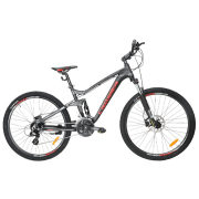 Bicicletă Crosser Raptor 29" 17" Black Red Aluminiu / Pentru adulți