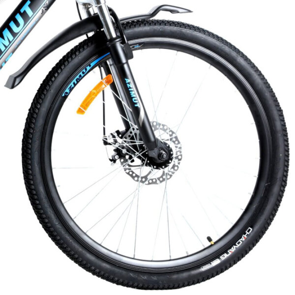Bicicletă Azimut Blackmount 26" 19" Black Blue Oțel / Pentru adulți photo 3
