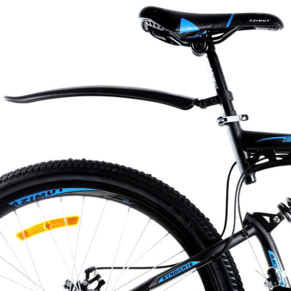Bicicletă Azimut Blackmount 26" 19" Black Blue Oțel / Pentru adulți photo 5