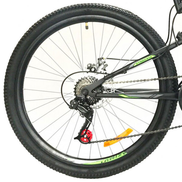 Bicicletă Azimut Blackmount 26" 19" Black Green Oțel / Pentru adulți photo 4