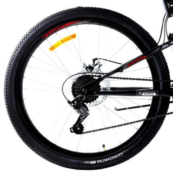 Bicicletă Azimut Blackmount 26" 19" Black Red Oțel / Pentru adulți photo 4