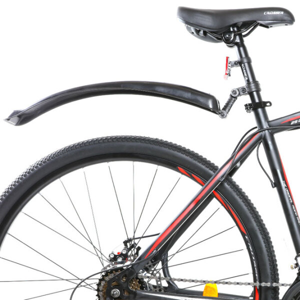 Bicicletă Crosser 40D 29" 20" Black Red Oțel / Pentru adulți photo 4