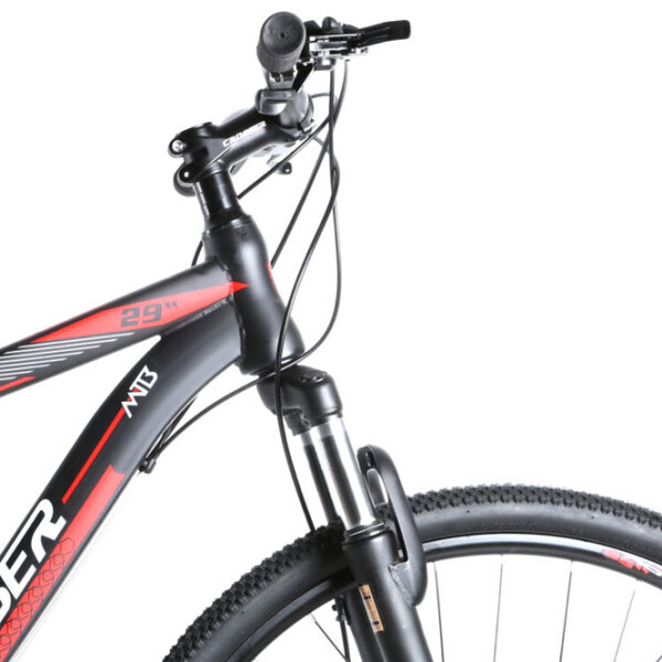 Bicicletă Crosser Aqua 29" 19" Black Red Oțel / Pentru adulți photo 1