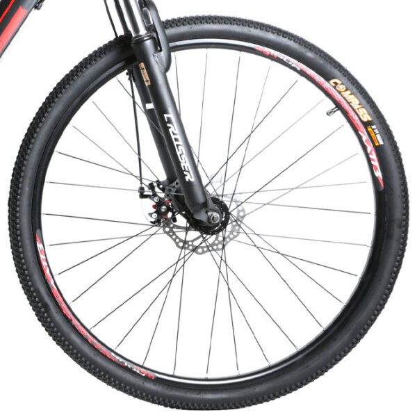Bicicletă Crosser Aqua 29" 19" Black Red Oțel / Pentru adulți photo 2