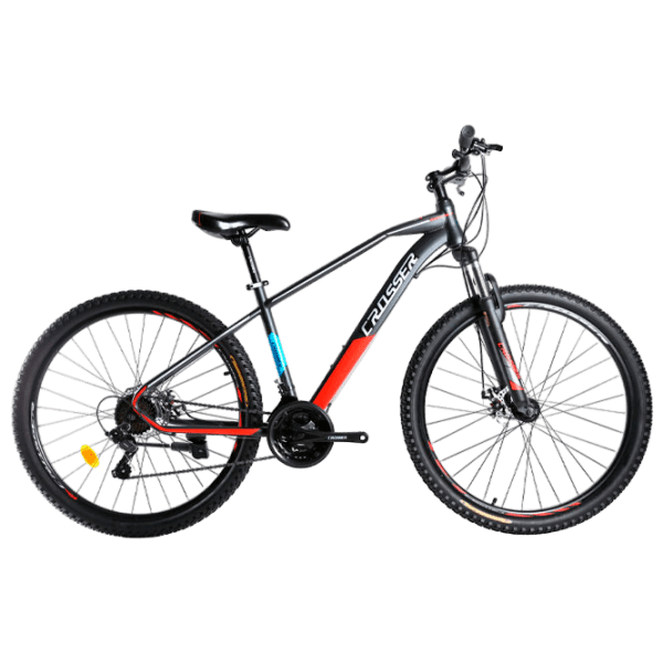 Bicicletă Crosser Gemini 27.5" 17" Black Red Oțel / Pentru adulți photo 1