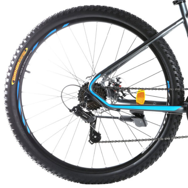 Bicicletă Crosser Gemini 27.5" 17" Gray Blue Oțel / Pentru adulți photo 4