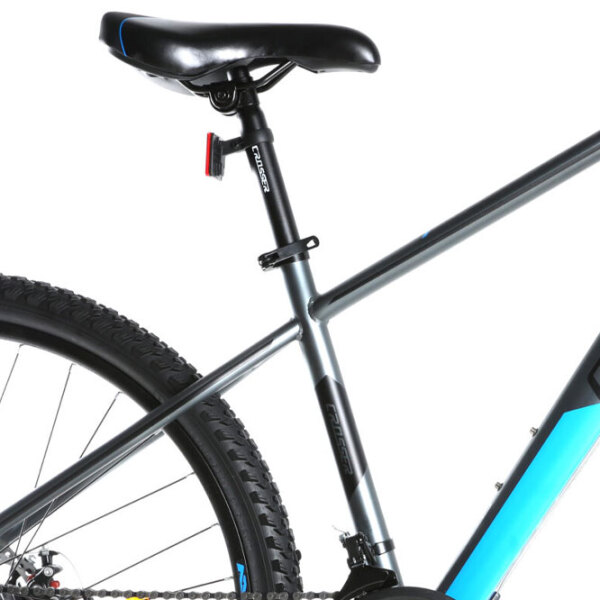 Bicicletă Crosser Gemini 27.5" 17" Gray Blue Oțel / Pentru adulți photo 5