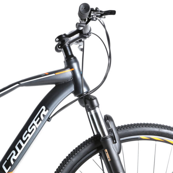 Bicicletă Crosser Gemini 29" 19" Black Orange Oțel / Pentru adulți photo 1