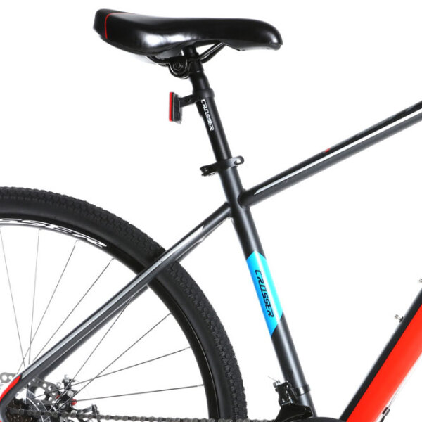 Bicicletă Crosser Gemini 29" 19" Gray Red Oțel / Pentru adulți photo 4