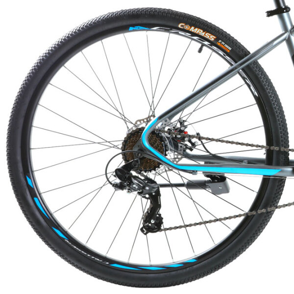 Bicicletă Crosser Gemini 29" 19" Gray Blue Oțel / Pentru adulți photo 3