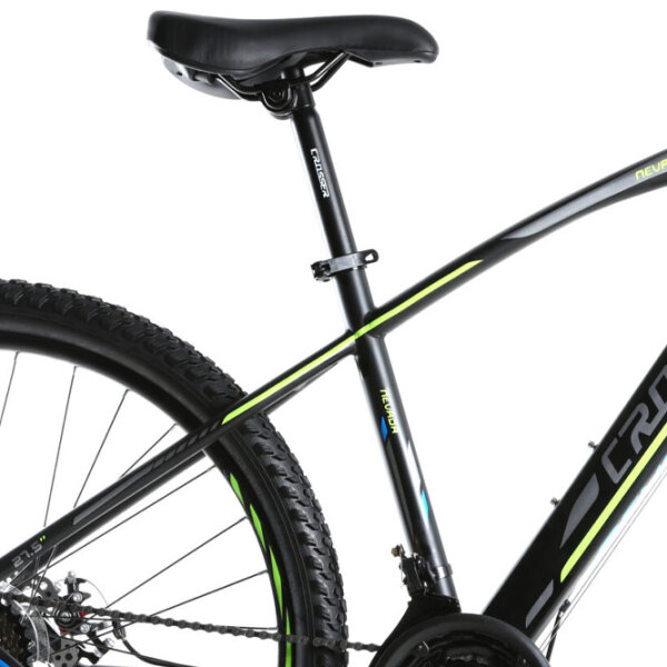 Bicicletă Crosser Nevada 27.5" 17" Black Green Oțel / Pentru adulți photo 5