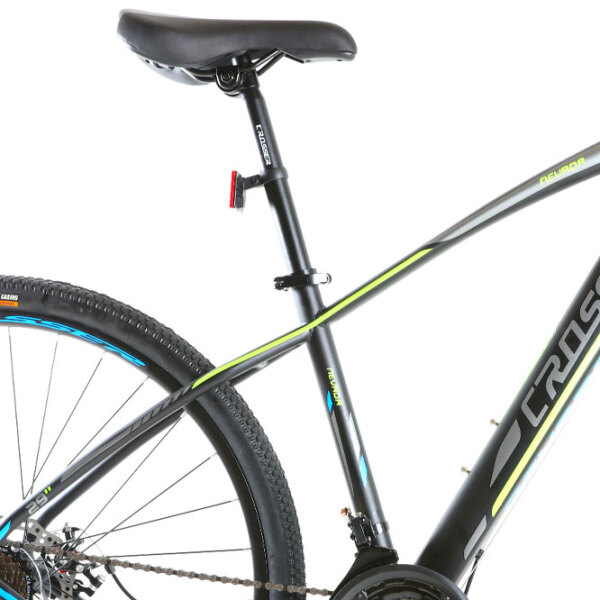 Bicicletă Crosser Nevada 29" 19" Black Green Oțel / Pentru adulți photo 4