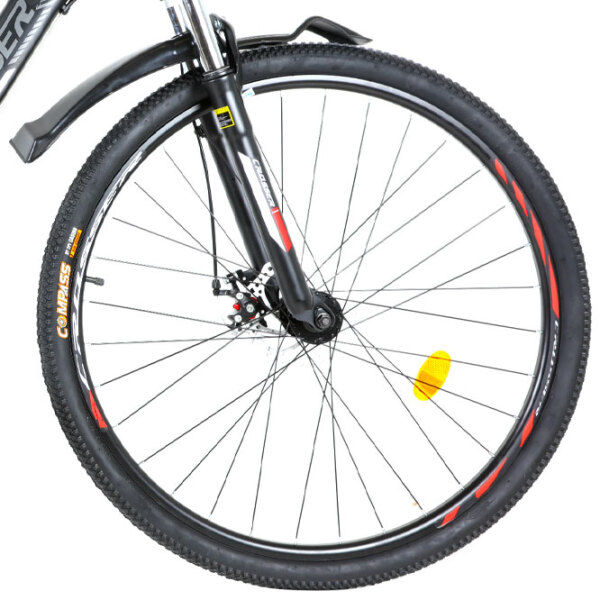 Bicicletă Crosser Nevada 29" 19" Gray Red Oțel / Pentru adulți photo 2