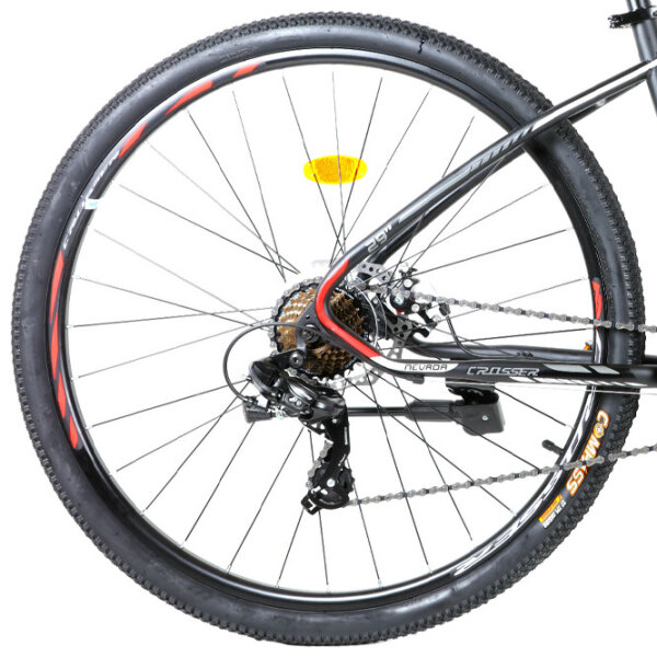 Bicicletă Crosser Nevada 29" 19" Gray Red Oțel / Pentru adulți photo 3