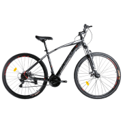 Bicicletă Crosser Nevada 29" 19" Black White Oțel / Pentru adulți