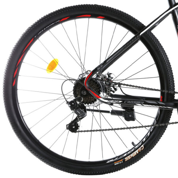 Bicicletă Crosser Nevada 29" 19" Black White Oțel / Pentru adulți photo 4