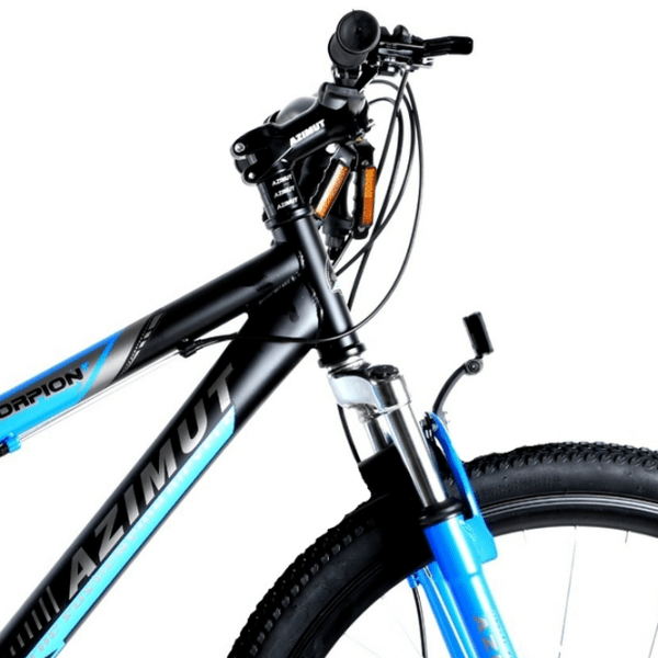 Bicicletă Azimut Scorpion 26" 19" Black Blue Oțel / Pentru adulți photo 2