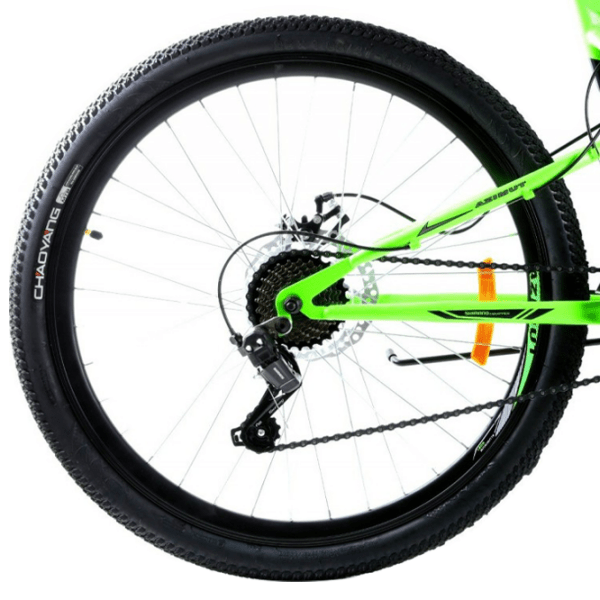 Bicicletă Azimut Scorpion 26" 19" Black Green Oțel / Pentru adulți photo 4