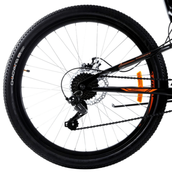 Bicicletă Azimut Scorpion 26" 19" Black Orange Oțel / Pentru adulți photo 4