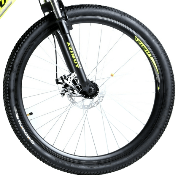 Bicicletă Azimut Scorpion 26" 19" Black Yellow Oțel / Pentru adulți photo 3