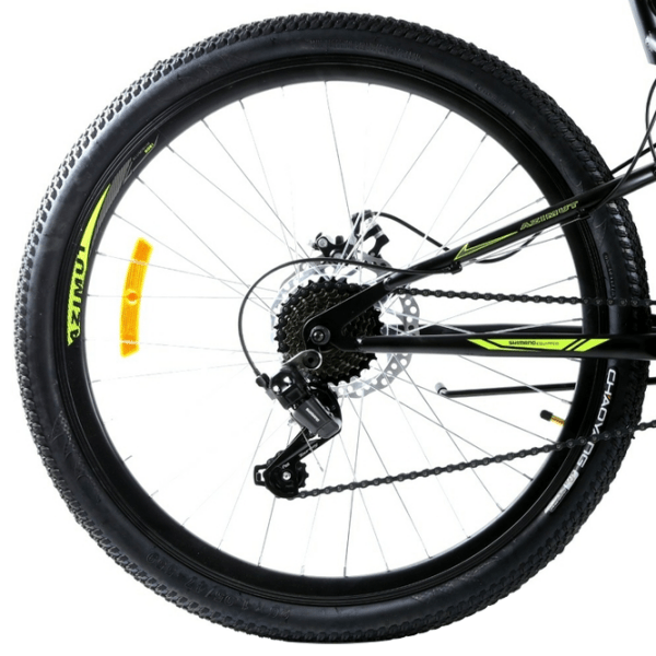 Bicicletă Azimut Scorpion 26" 19" Black Yellow Oțel / Pentru adulți photo 4