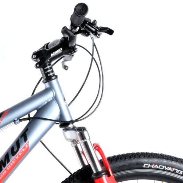 Bicicletă Azimut Scorpion 26" 19" Red Gray Oțel / Pentru adulți photo 2