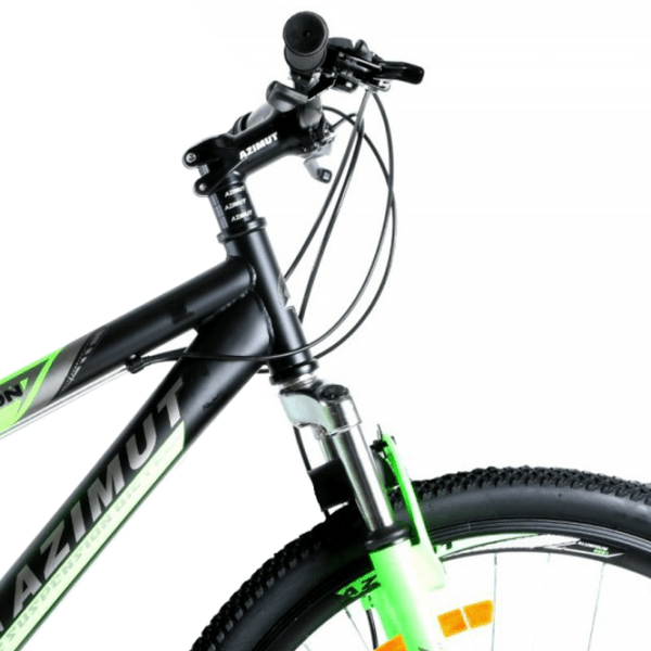 Bicicletă Azimut Scorpion 29" 19" Black Green Oțel / Pentru adulți photo 1
