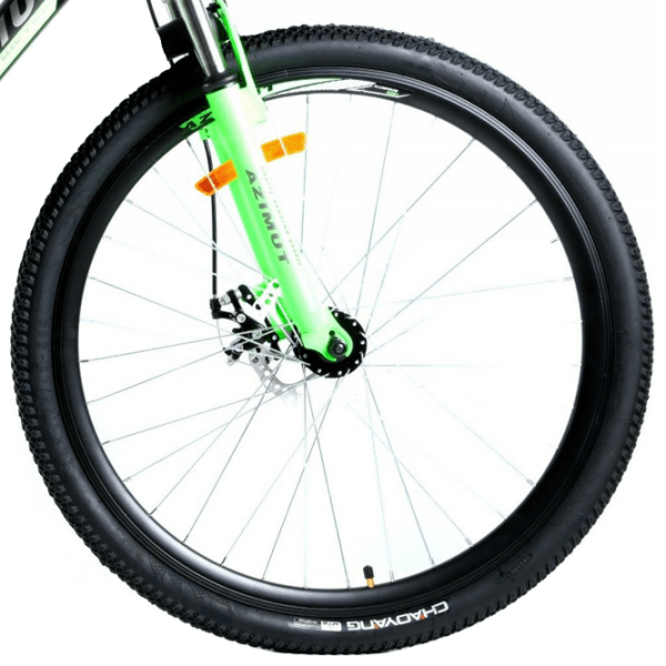 Bicicletă Azimut Scorpion 29" 19" Black Green Oțel / Pentru adulți photo 2