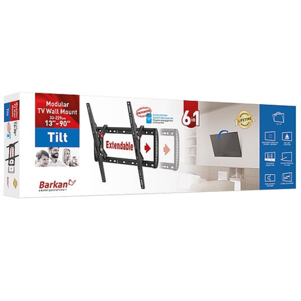 Suport TV Barkan BM410T Black VESA 600 x 400 mm photo 3