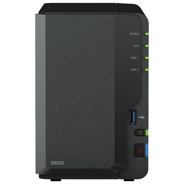 NAS Synology DS223 Черный  photo 1