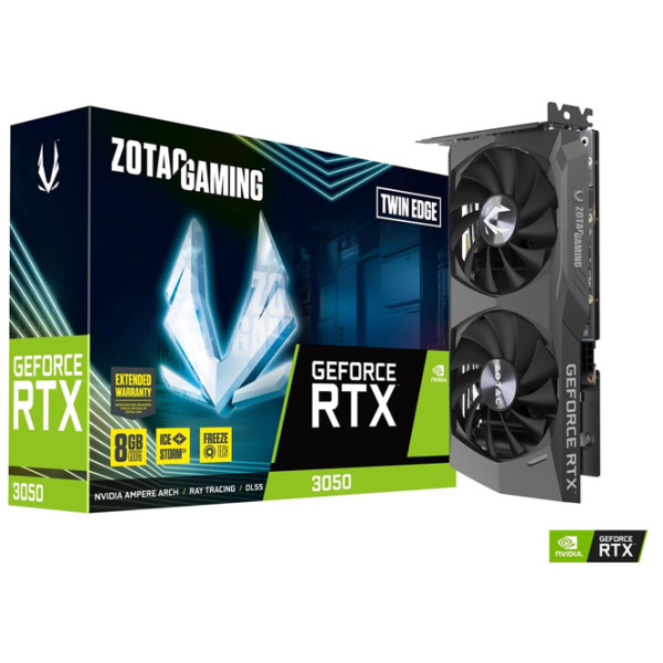 Placă video Zotac GeForce RTX 3050 Twin Edge 8 GB  photo 6
