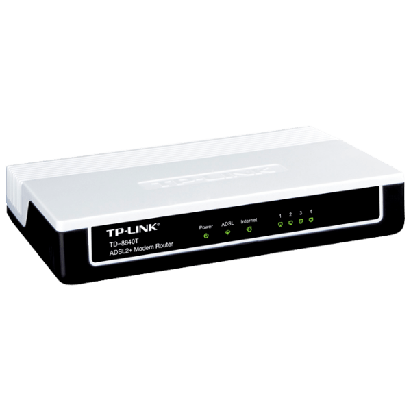 Router TP-Link TD-8840T White Versiune Wi-Fi: photo 1