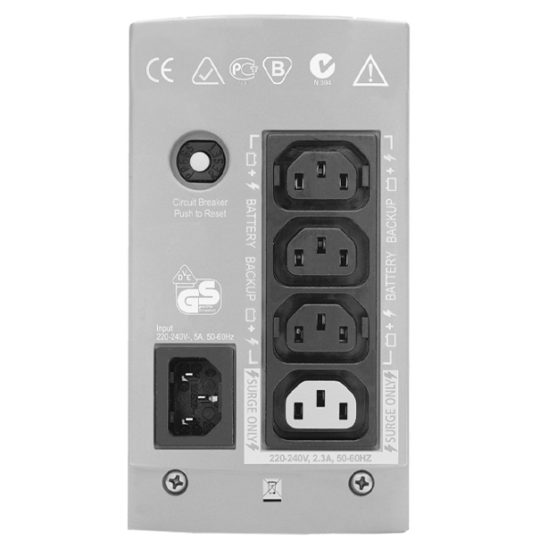 ИБП APC BK500-RS (300/ 500) Бежевый  photo 4